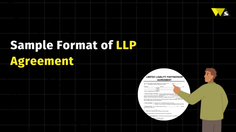 Sample Format of LLP Agreement - Whizseed