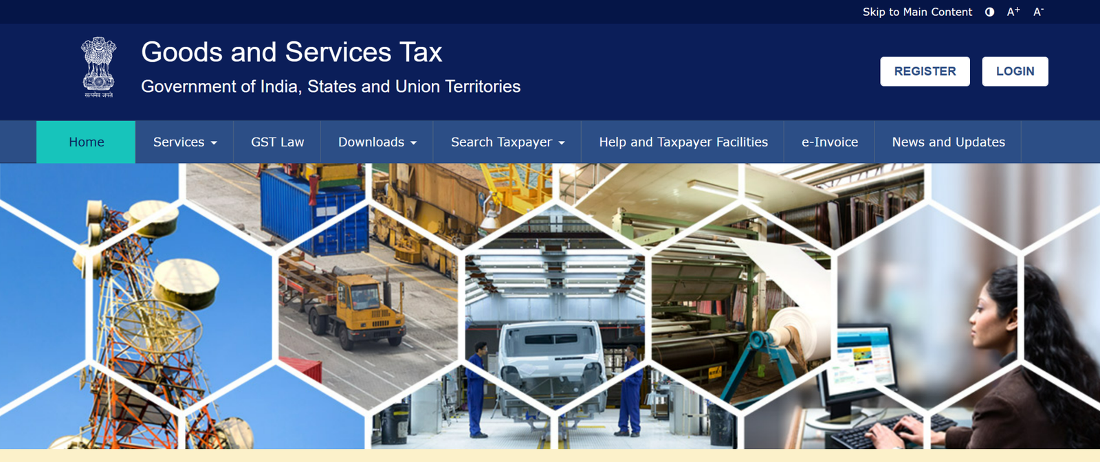 GST portal for Registered Users