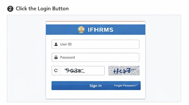  On the homepage, click the login button