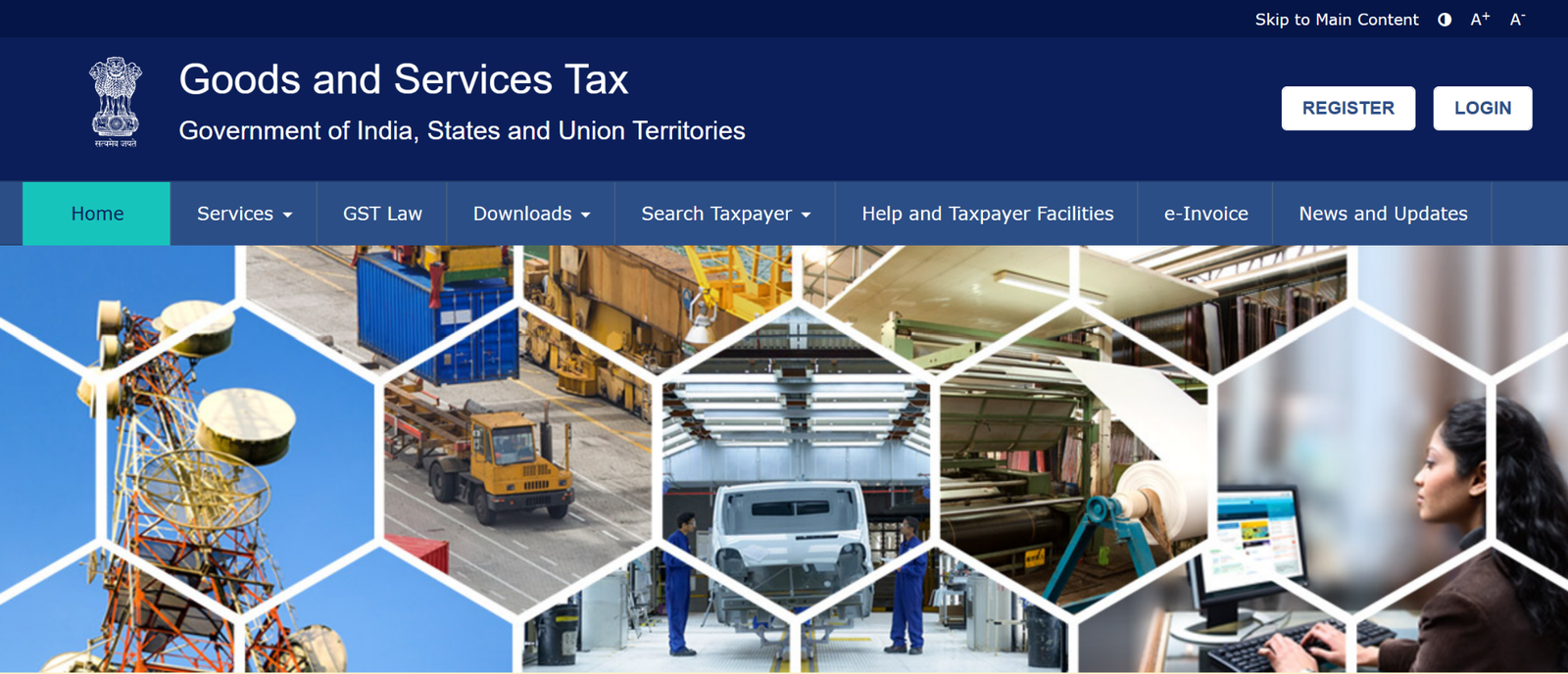 official GST website