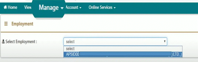 Select the company you left