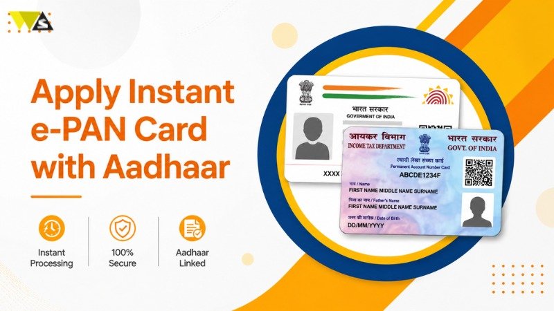 Apply Instant e-PAN Card