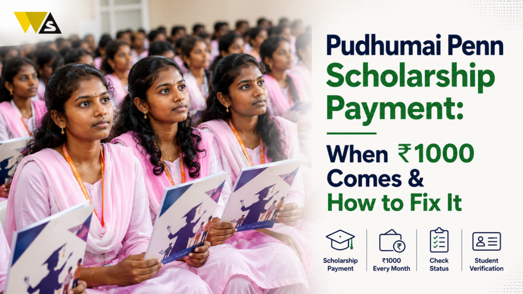 Pudhumai Penn Scholarship Payment