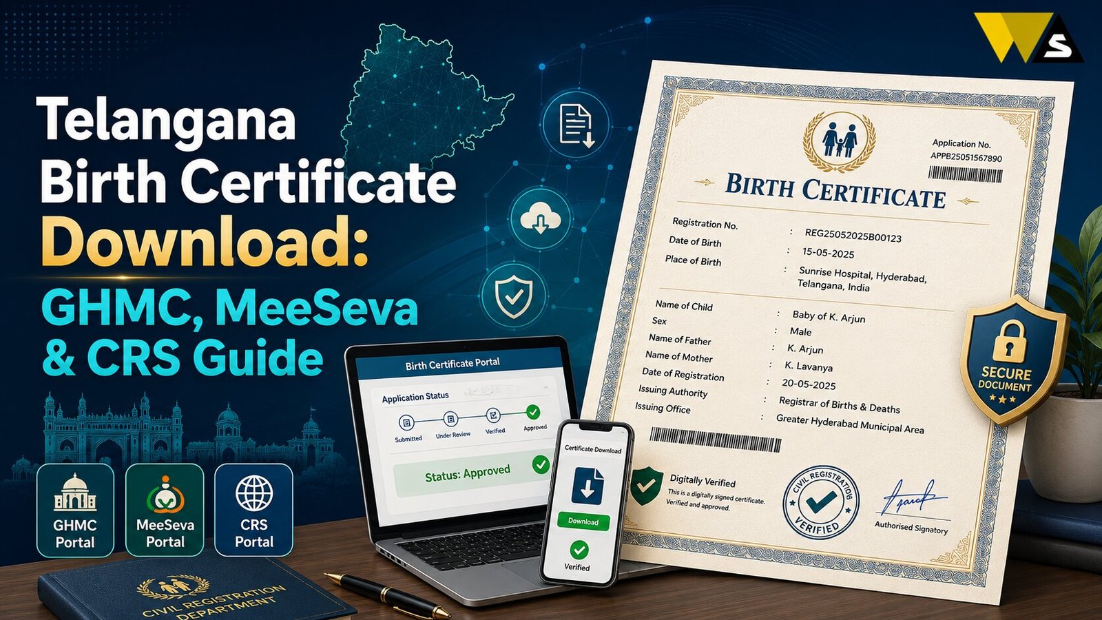 Telangana Birth Certificate